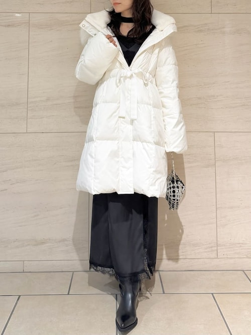 フードファーロングダウンコート（ダウンジャケット/コート）｜FRAY