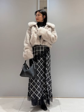 「FRAY I.D（フレイアイディー）のアイテム」を使った、FRAY I.Dさん（レディース・152cm）の秋コーディネート