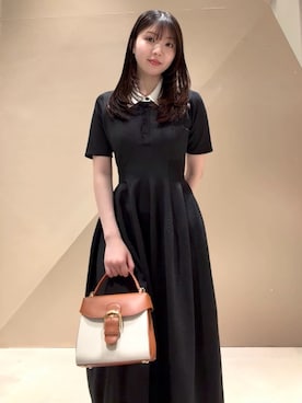 「FRAY I.D（フレイアイディー）のアイテム（バッグ）」を使った、FRAY I.Dさん（レディース・163cm）の春コーディネート