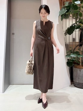 「FRAY I.D（フレイアイディー）のアイテム（ワンピース/ドレス）」を使った、FRAY I.Dさん（レディース・154cm）の夏コーディネート