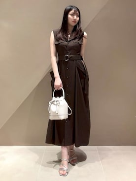 「FRAY I.D（フレイアイディー）のアイテム」を使った、FRAY I.Dさん（レディース・163cm）の春コーディネート