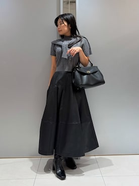 「FRAY I.D（フレイアイディー）のアイテム」を使った、FRAY I.Dさん（レディース・152cm）の秋コーディネート