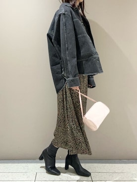 「コラボレーションアイテム」｜FRAY I.Dさん（レディース・170cm）の冬コーディネート