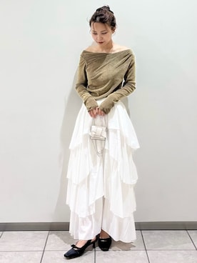 「アイテム（財布）」を使った、FRAY I.Dさん（レディース・159cm）の夏コーディネート
