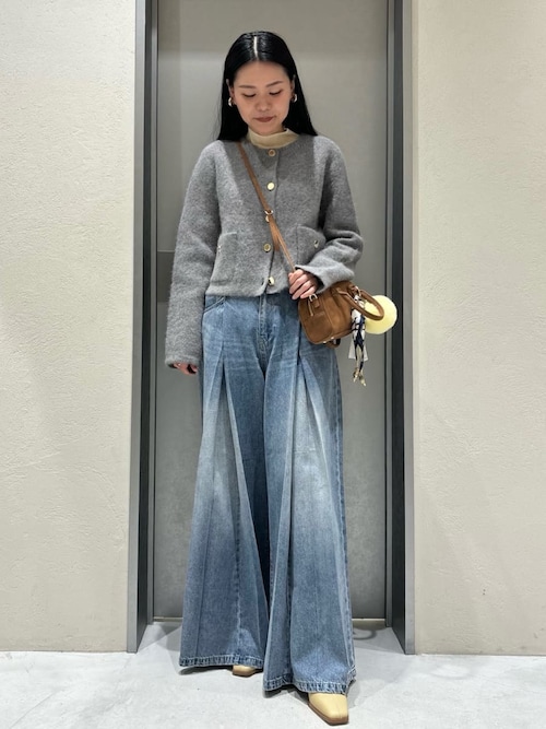 FRAY I.D フレイアイディー 　ボックスタックワイドデニムパンツ ボックスタックワイドデニムパンツ（デニムパンツ）｜FRAY I.D