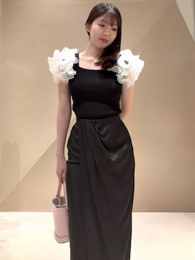 「FRAY I.D（フレイアイディー）のアイテム（トップス）」を使った、FRAY I.Dさん（レディース・163cm）の春コーディネート