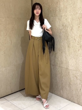 「FRAY I.D（フレイアイディー）のアイテム（トップス）」を使った、FRAY I.Dさん（レディース・160cm）の春コーディネート