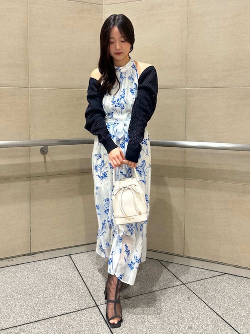 リネンコットンニットボレロカーディガン（カーディガン/ボレロ