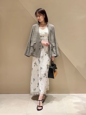 「マキシワンピース」｜FRAY I.Dさん（レディース・165cm）の春コーディネート