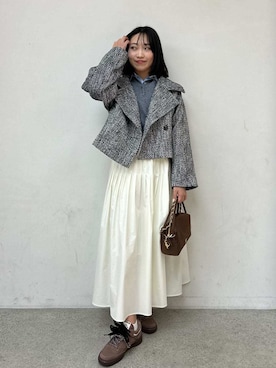 FRAY I.Dさん（レディース・159cm）の冬コーディネート