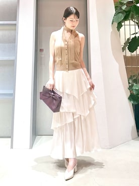 「FRAY I.D（フレイアイディー）のアイテム」を使った、FRAY I.Dさん（レディース・158cm）の夏コーディネート