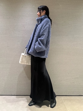 「アイテム（ブーツ、シルバー系）」を使った、FRAY I.Dさん（レディース・165cm）の冬コーディネート