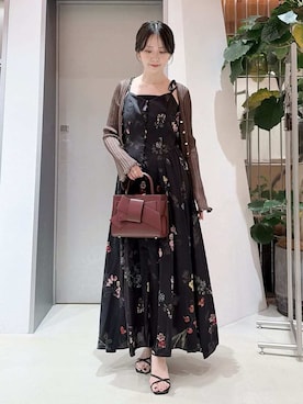 「FRAY I.D（フレイアイディー）のアイテム（ワンピース/ドレス）」を使った、FRAY I.Dさん（レディース・154cm）の夏コーディネート