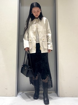 「FRAY I.D（フレイアイディー）のアイテム（ジャケット/アウター）」を使った、FRAY I.Dさん（レディース・161cm）の秋コーディネート