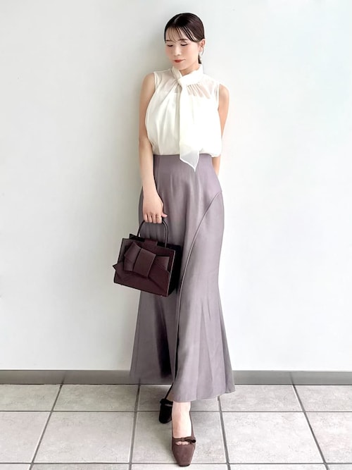 ラップデザインマーメイドスカート（スカート）｜FRAY I.D（フレイ