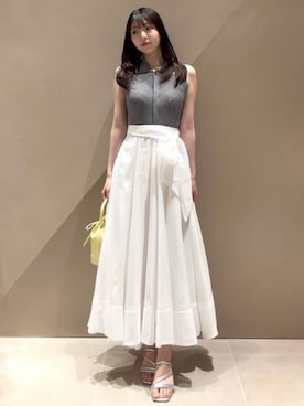 「FRAY I.D（フレイアイディー）のアイテム（バッグ）」を使った、FRAY I.Dさん（レディース・163cm）の春コーディネート