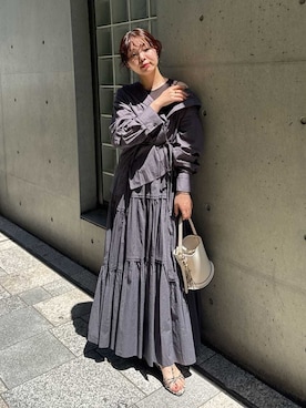 「FRAY I.D（フレイアイディー）のアイテム」を使った、FRAY I.Dさん（レディース・153cm）の春コーディネート