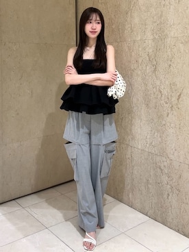 「FRAY I.D（フレイアイディー）のアイテム（トップス）」を使った、FRAY I.Dさん（レディース・160cm）の春コーディネート