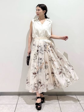 「骨格ナチュラル」｜FRAY I.Dさん（レディース・159cm）の夏コーディネート