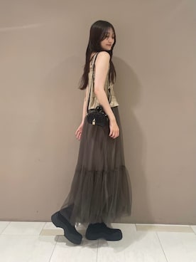 「アイテム（ブーツ）」を使った、FRAY I.Dさん（レディース・164cm）の夏コーディネート