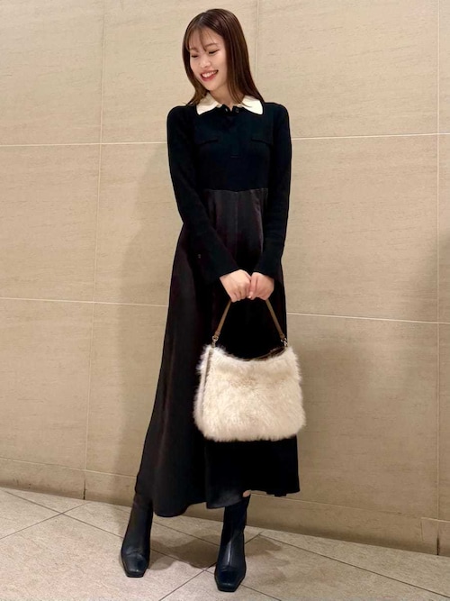 【新品】FRAY I.D オープンカラーポロニット FRAY I.D オープンカラーポロニット