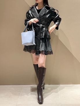 「FRAY I.D（フレイアイディー）のアイテム（パンツ）」を使った、FRAY I.Dさん（レディース・165cm）の秋コーディネート