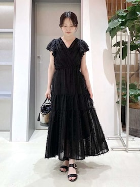 「マキシワンピース」｜FRAY I.Dさん（レディース・154cm）の夏コーディネート