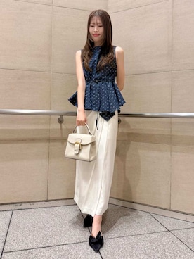 「FRAY I.D（フレイアイディー）のアイテム（トップス）」を使った、FRAY I.Dさん（レディース・160cm）の春コーディネート