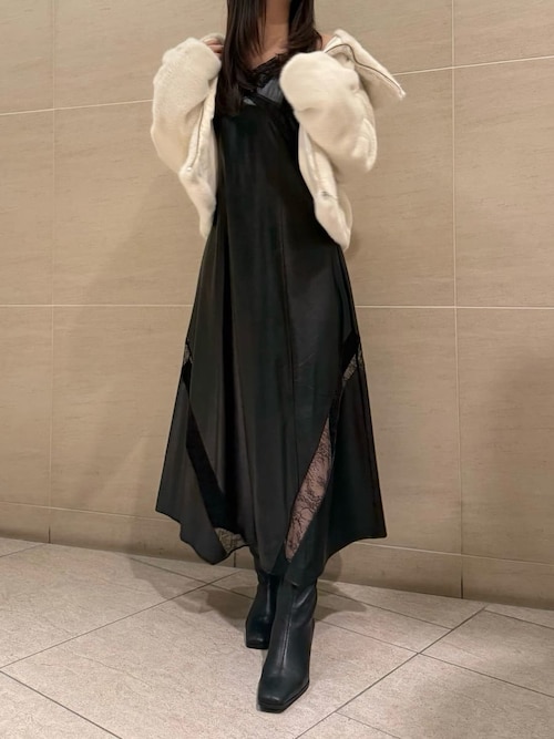 ECOPELビッグカラーショートジャケット（ブルゾン）｜FRAY I.D（フレイ