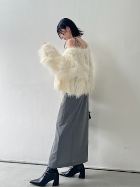 「アイテム（ワンピース/ドレス）」を使った、FRAY I.Dさん（レディース・161cm）の冬コーディネート