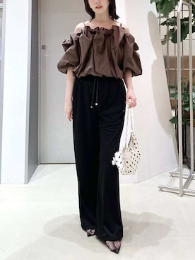 「FRAY I.D（フレイアイディー）のアイテム（トップス）」を使った、FRAY I.Dさん（レディース・154cm）の春コーディネート