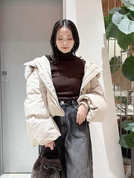 「FRAY I.D（フレイアイディー）のアイテム」を使った、FRAY I.Dさん（レディース・154cm）の秋コーディネート