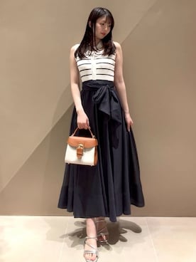 「FRAY I.D（フレイアイディー）のアイテム（バッグ）」を使った、FRAY I.Dさん（レディース・163cm）の春コーディネート