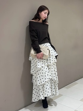 「FRAY I.D（フレイアイディー）のアイテム」を使った、FRAY I.Dさん（レディース・165cm）の秋コーディネート