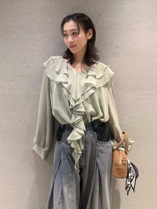 ボックスタックワイドデニムパンツ（デニムパンツ）｜FRAY I.D