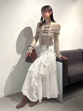 「アイテム（ブーツ）」を使った、FRAY I.Dさん（レディース・159cm）の夏コーディネート