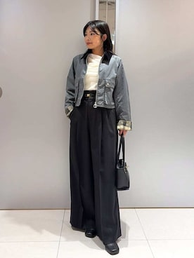 「FRAY I.D（フレイアイディー）のアイテム（ジャケット/アウター）」を使った、FRAY I.Dさん（レディース・152cm）の秋コーディネート