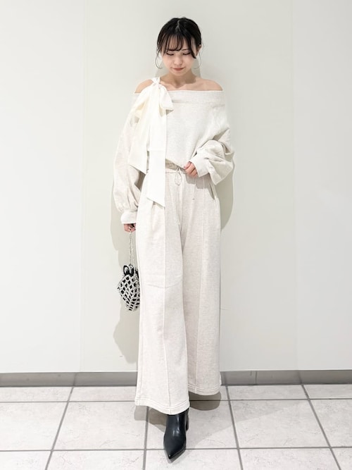 FRAY I.D ビッグリボンワンショルカットソー I.D ビッグリボン