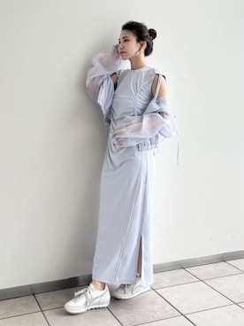 「ブルゾン」｜「アイテム（その他アウター）」を使った、FRAY I.Dさん（レディース・159cm）の春コーディネート