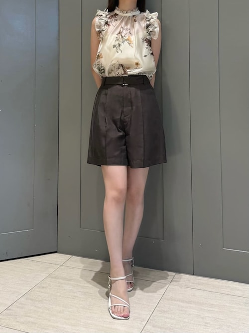 セール】ウォッシャブルクールサテンショートパンツ