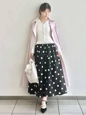 「FRAY I.D（フレイアイディー）のアイテム」を使った、FRAY I.Dさん（レディース・158cm）の冬コーディネート