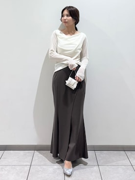 「アイテム（財布）」を使った、FRAY I.Dさん（レディース・159cm）の夏コーディネート