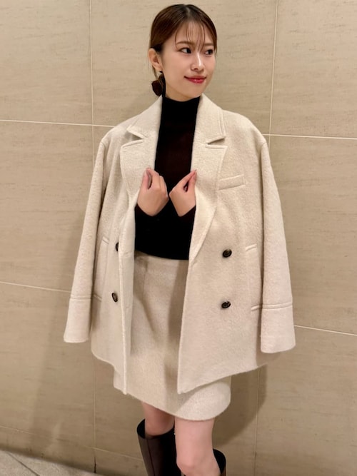 即購入ok!FRAY I.D テーラードジャケット アイボリー FRAY I.D（フレイアイディー）の「ウールテーラードジャケット