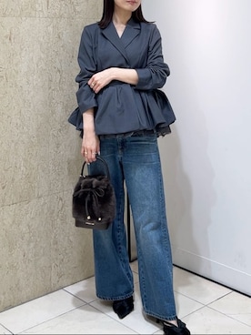「FRAY I.D（フレイアイディー）のアイテム」を使った、FRAY I.Dさん（レディース・165cm）の秋コーディネート