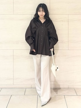 「アイテム（キーケース/キーアクセサリー）」を使った、FRAY I.Dさん（レディース・159cm）の秋コーディネート