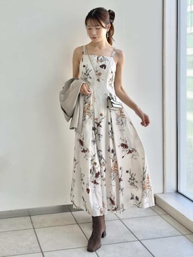 「ハイウエスト」｜「アイテム（ジャケット/アウター）」を使った、FRAY I.Dさん（レディース・158cm）の夏コーディネート