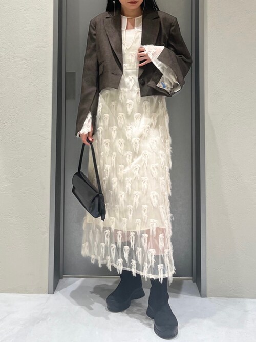 FRAY I.DFRAY I.Dさんのドレスを使ったコーディネート - ZOZOTOWN 