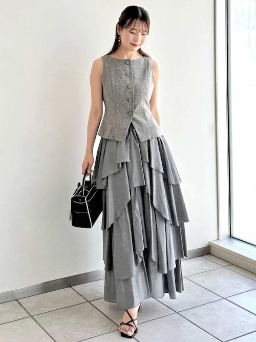 シアーティアードスカート（スカート）｜FRAY I.D（フレイ