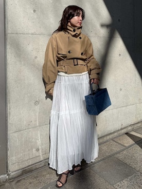 「FRAY I.D（フレイアイディー）のアイテム」を使った、FRAY I.Dさん（レディース・153cm）の冬コーディネート