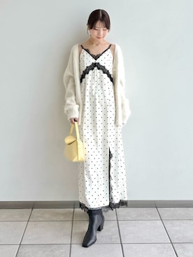 「アイテム（ワンピース、その他）」を使った、FRAY I.Dさん（レディース・158cm）の秋コーディネート